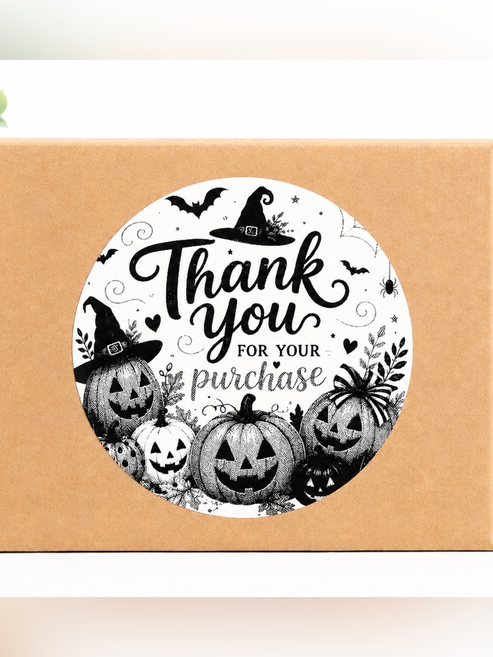 Halloween Thank You Stickers-Cherries-100ct.